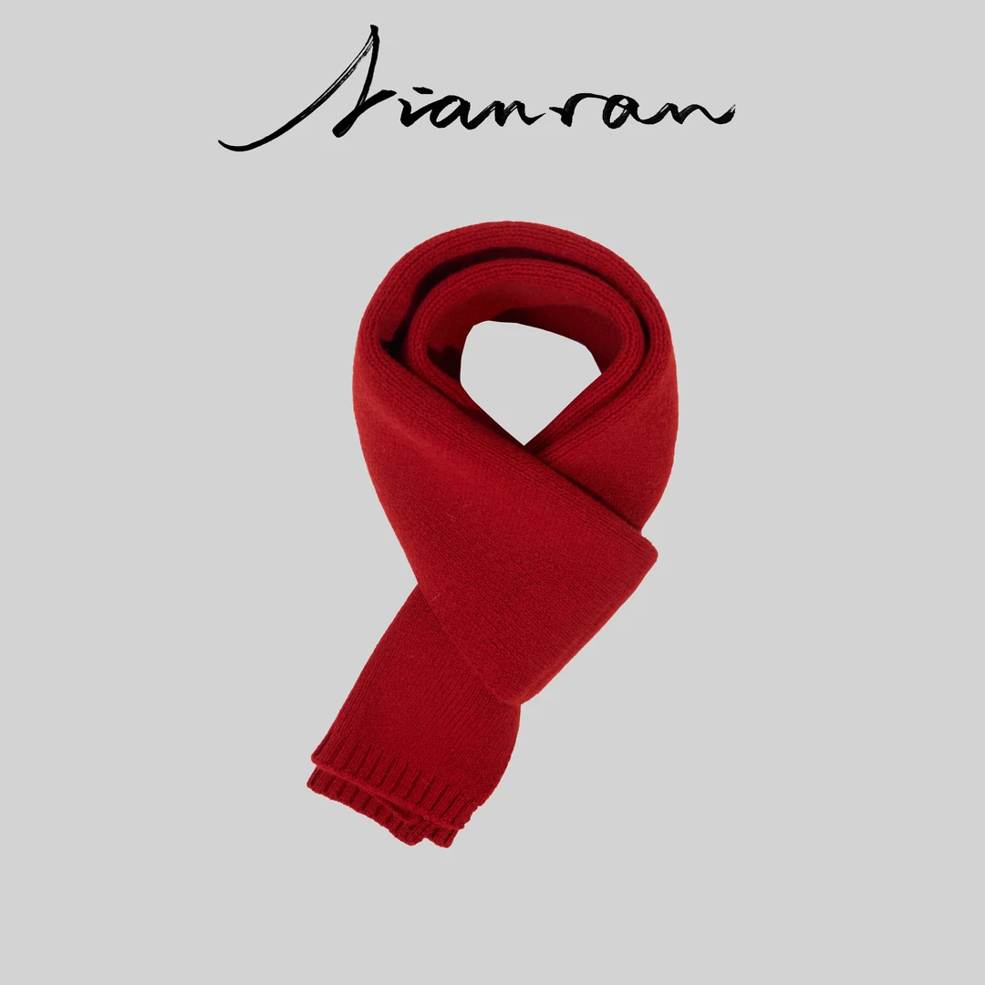 NianR-秋冬MINI100%全羊毛小围巾薄短款针织围脖可情侣/亲子WJ129