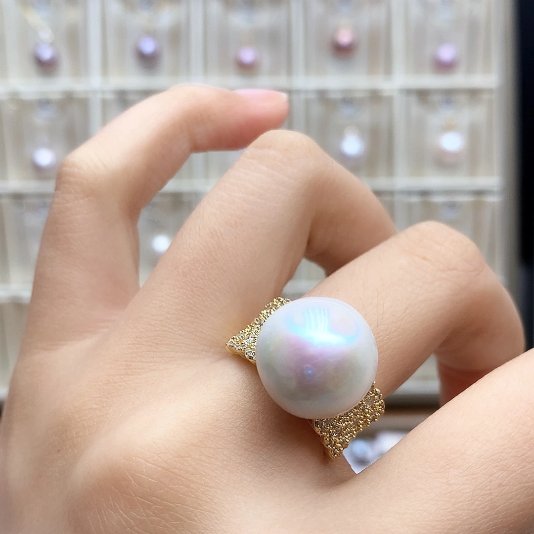 颈饰合金淡水珍珠