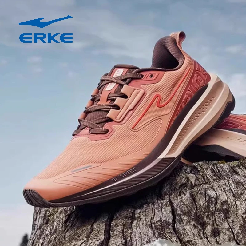erke/鸿星尔克肆野2跑步鞋男新款徒步鞋减震男秋冬款男款防泼水