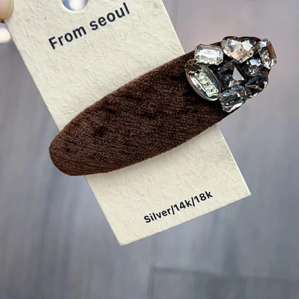 S754咖色闪亮掰掰夹