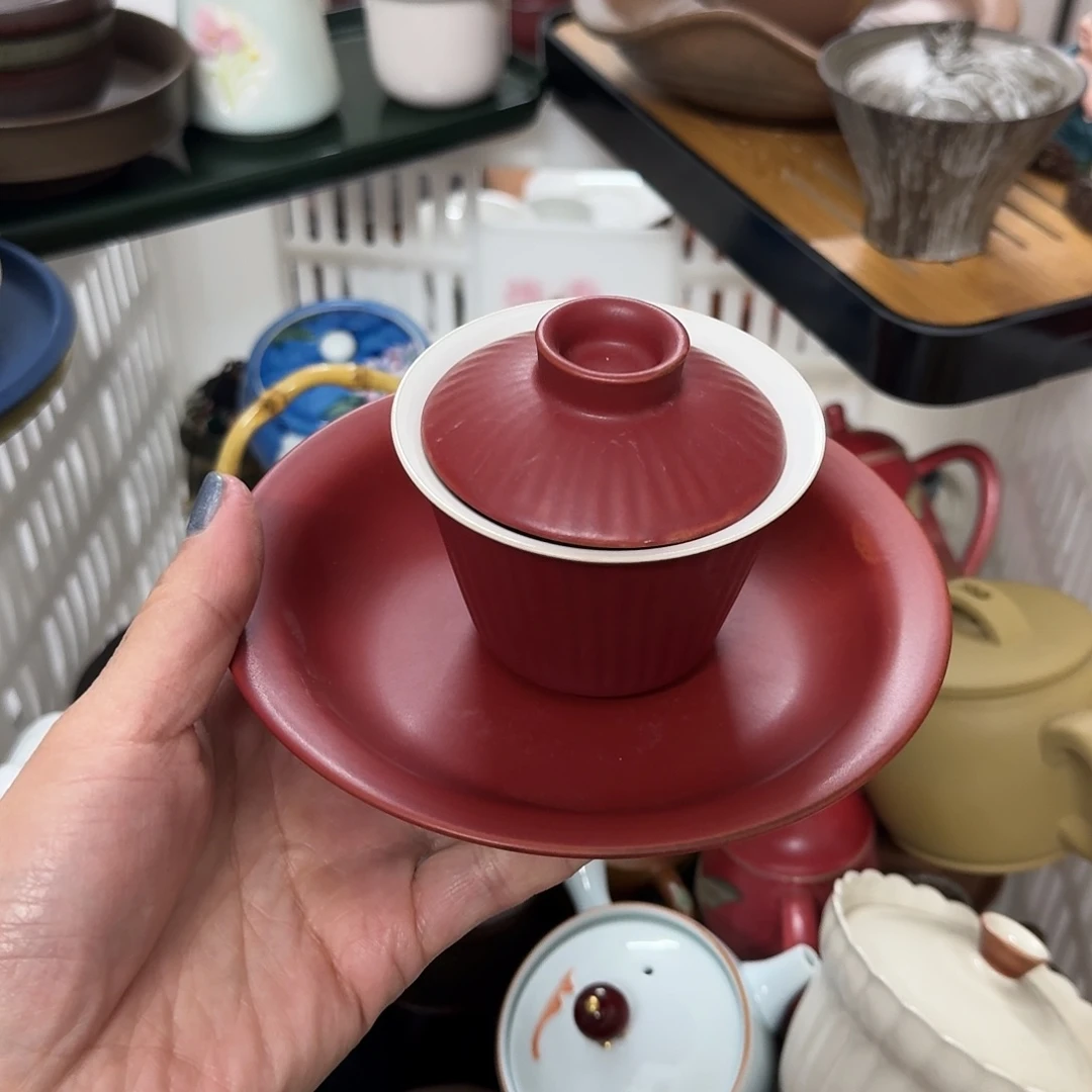 微瑕陶瓷茶具茶杯茶壶