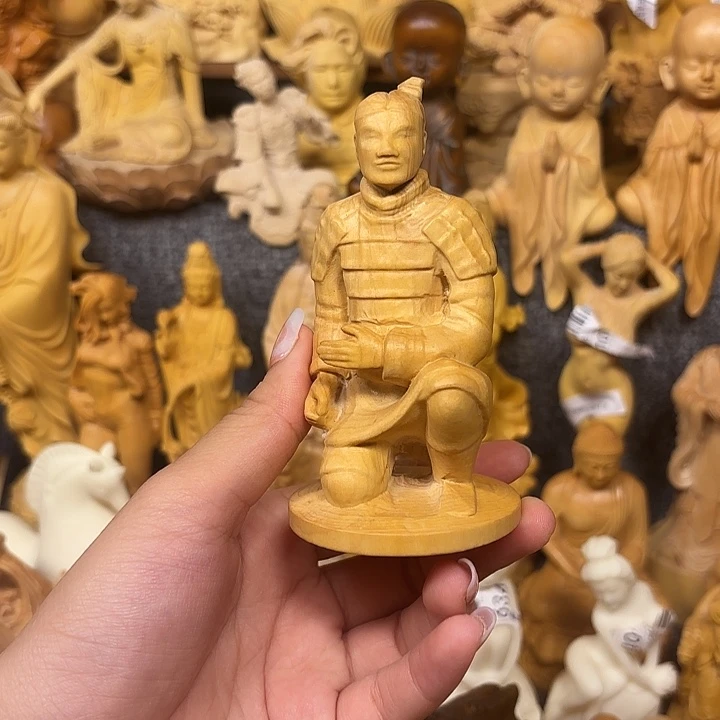 黄杨木黄杨木小叶瑕疵兵马俑