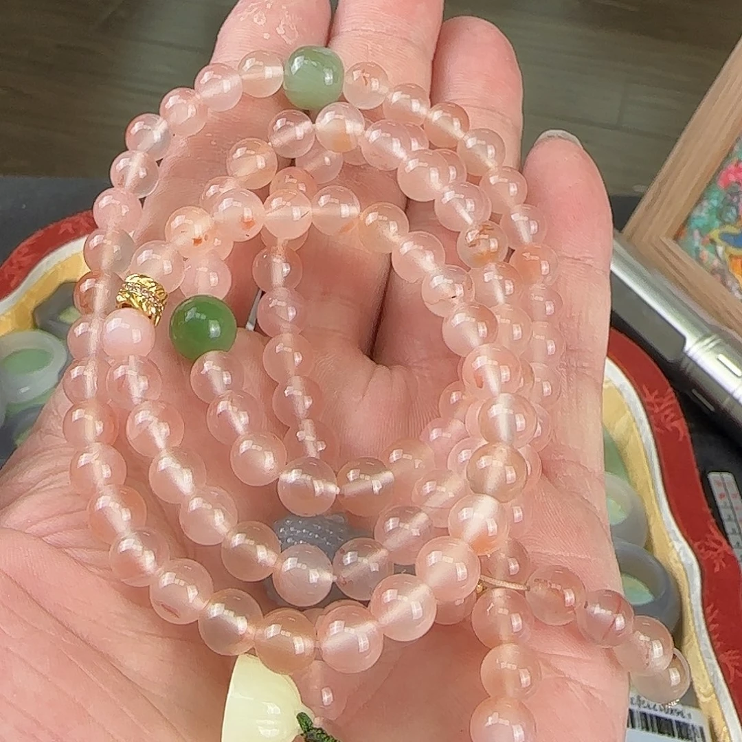 小***茶南红玛瑙未镶嵌颈饰24