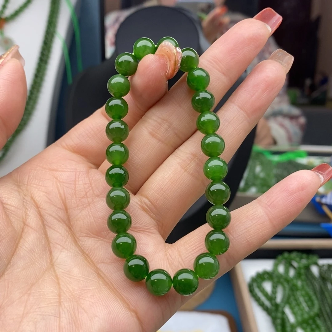 和田玉（碧玉）颈饰未镶嵌L*8