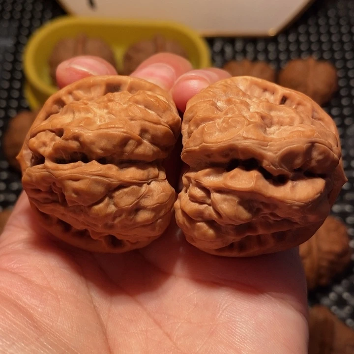 把件文玩核桃四深开八蹬腿