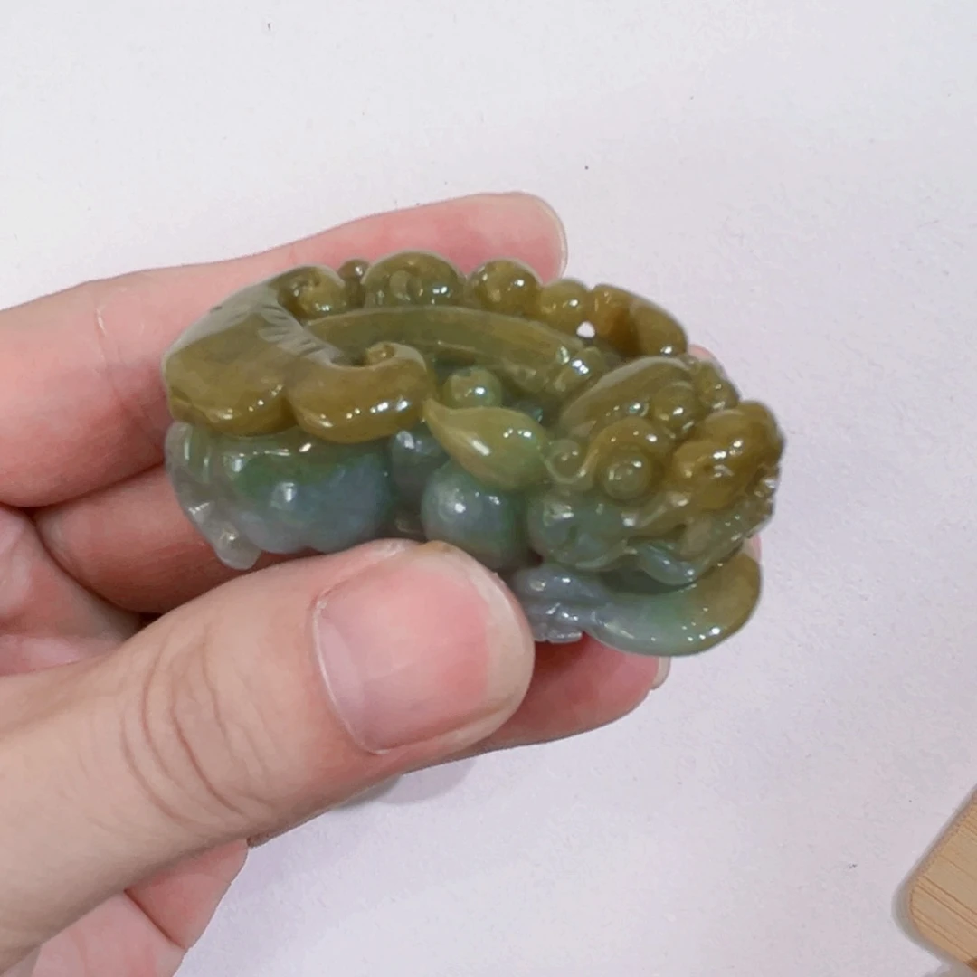 *****翡翠未镶嵌吊坠(赠链)代编织