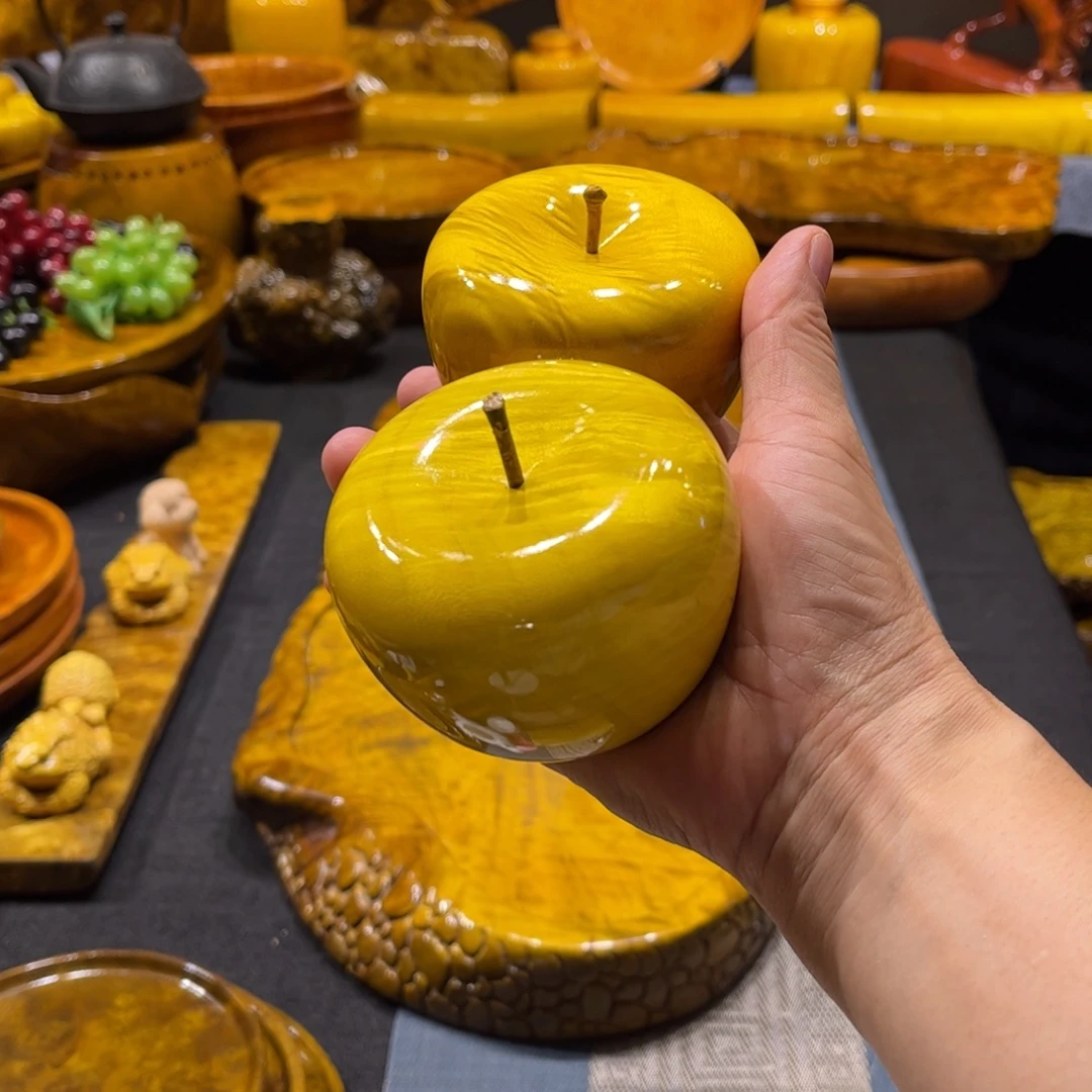 大***义实木金丝楠木金苹果