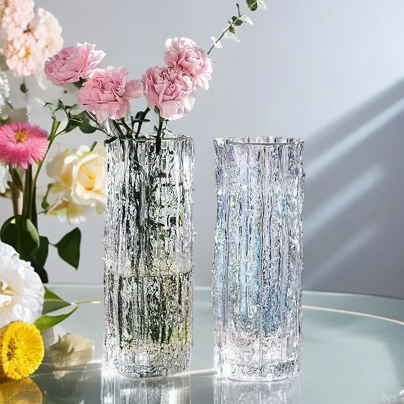 玻璃专用鲜花水培花瓶摆件客厅插花轻奢水养大号绿植透明高级百合