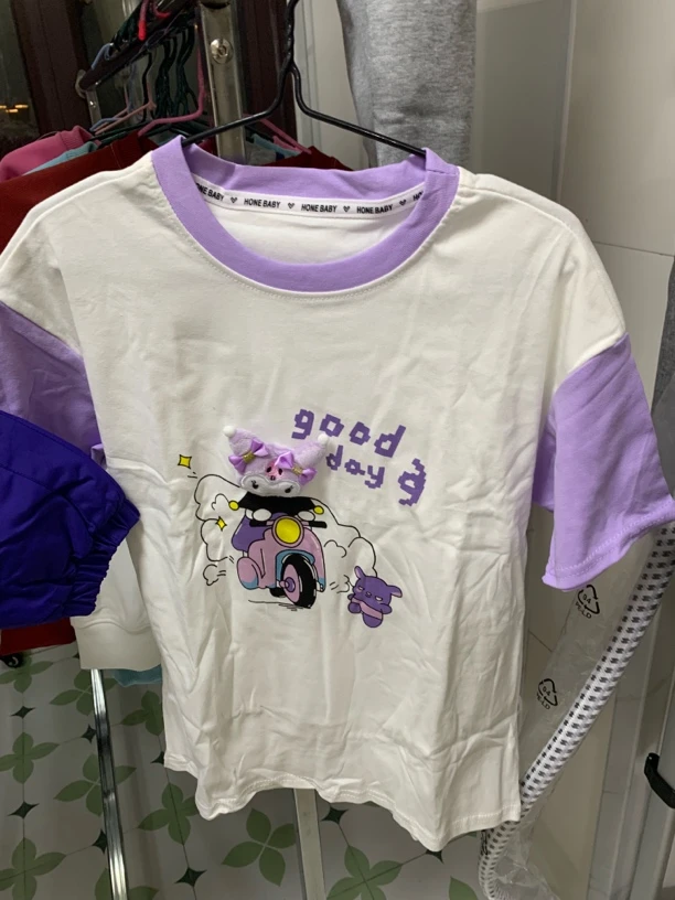 儿童纯棉卡通短袖