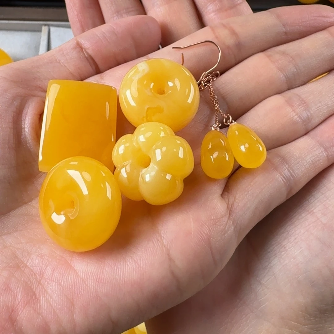 J***f蜜蜡未镶嵌毛衣链