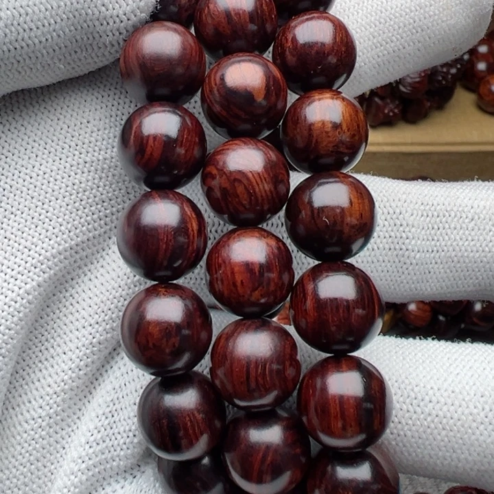 木海南红降1.2单圈手串