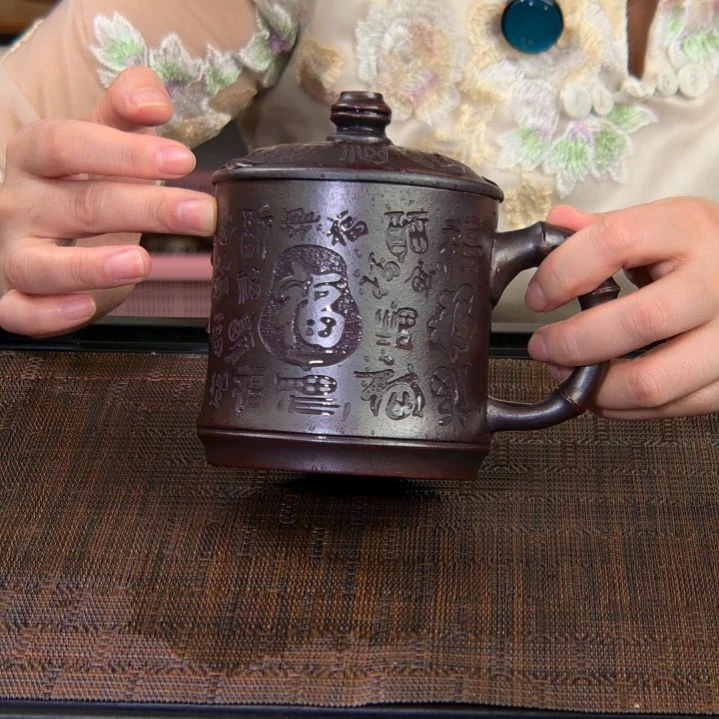 茶杯紫砂高货放漏