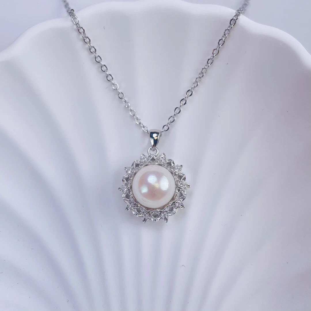 693 / 天然淡水珍珠吊坠 锦觅 气质时尚轻奢百搭白色珍珠 赠链