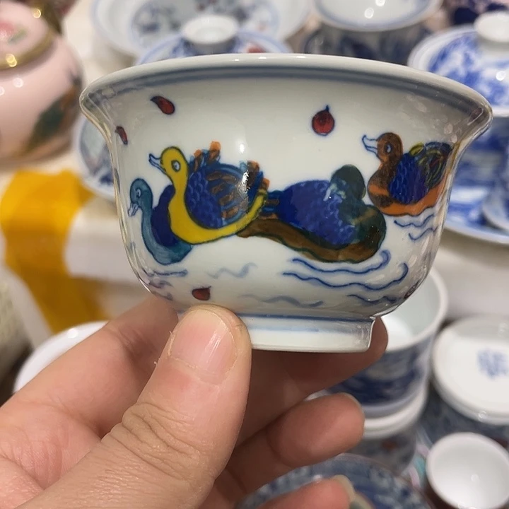 陶摆件景德镇陶瓷主人杯133