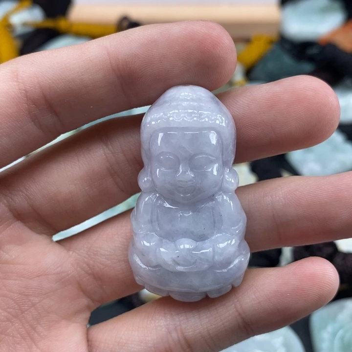 翡翠未镶嵌颈饰天然保真a货翡翠