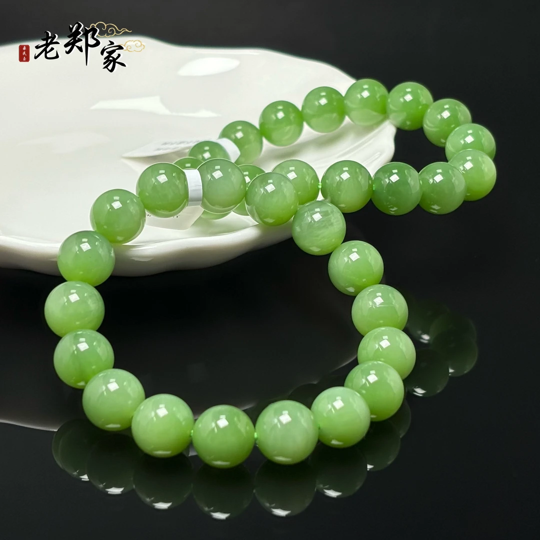 【老郑家】和田玉手串 多样性发一件 约11mm+