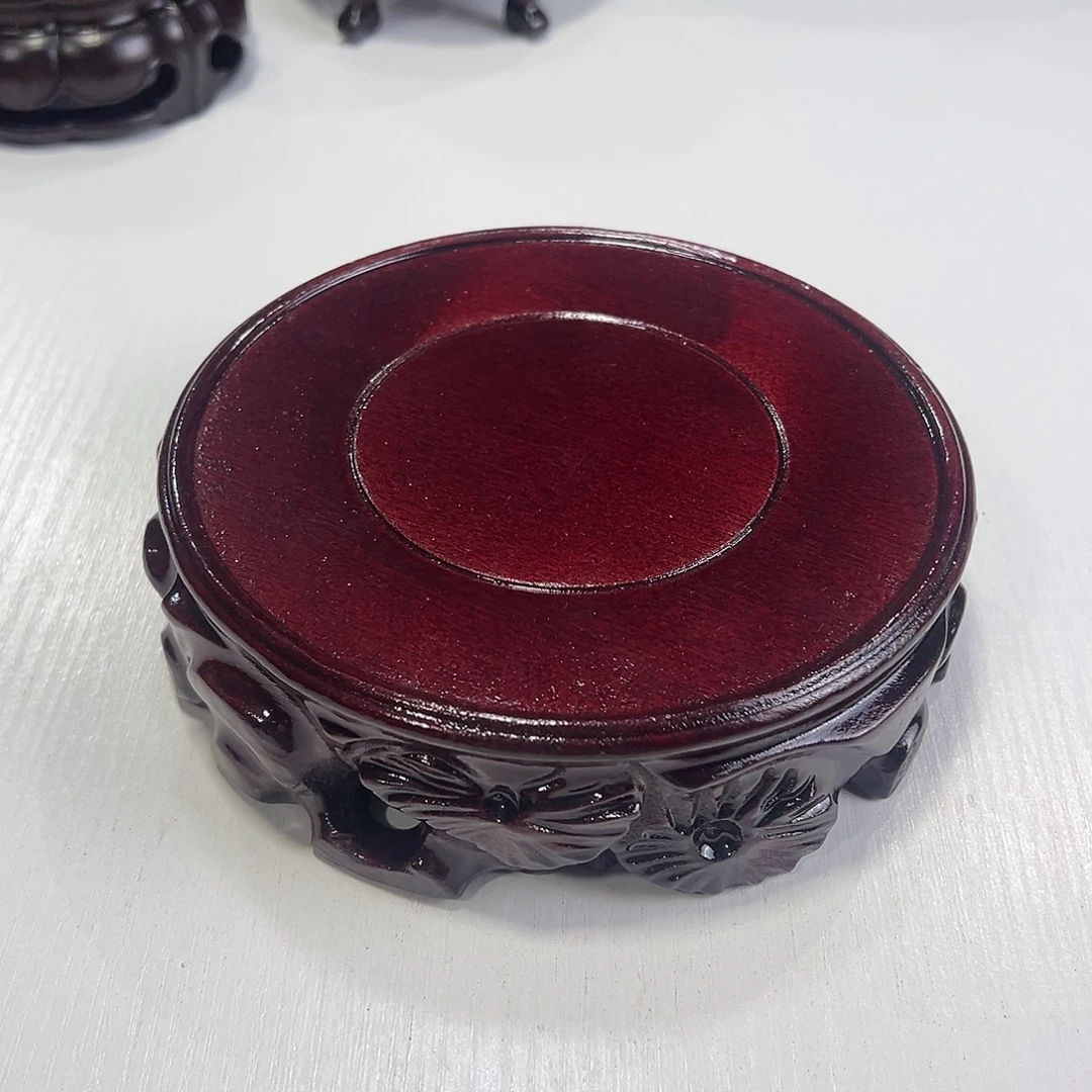 红木底座精雕工艺品