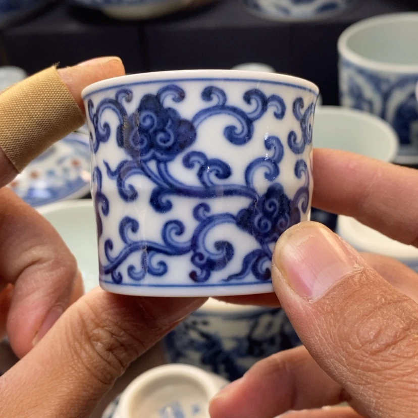 【闪购商品】景德镇青花主人杯