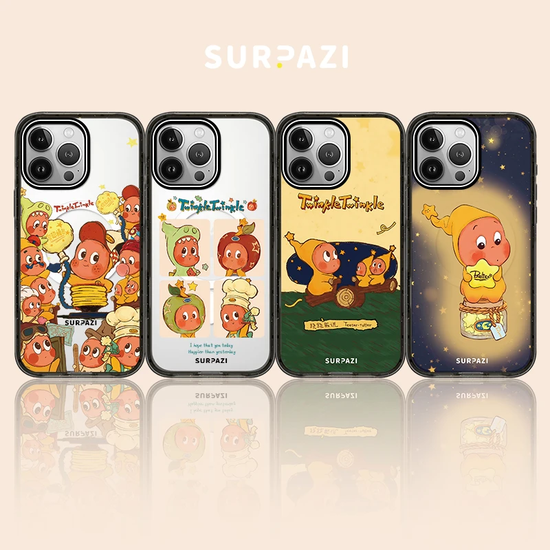 【SURPAZI品牌&星星人】适用于iPhone16Promax/15Pro/14/13手机壳