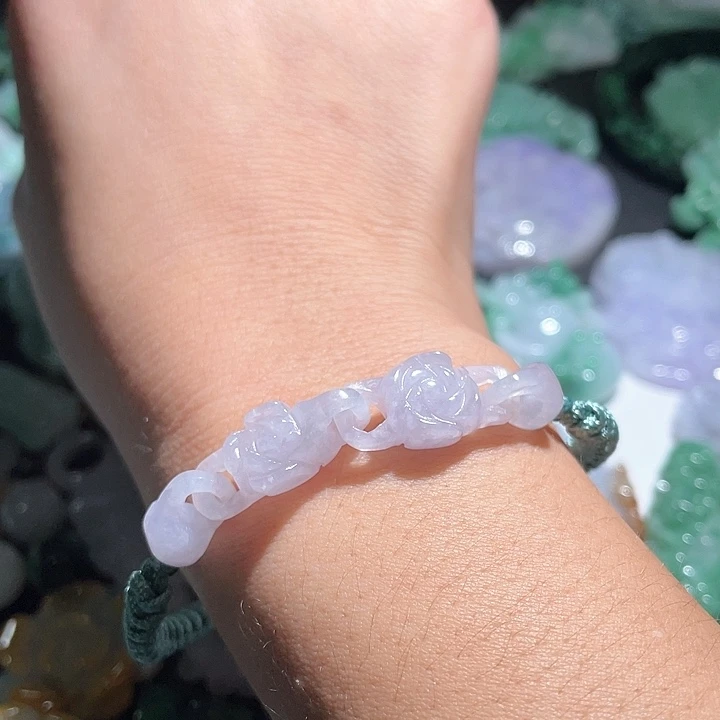 颈饰未镶嵌翡翠天