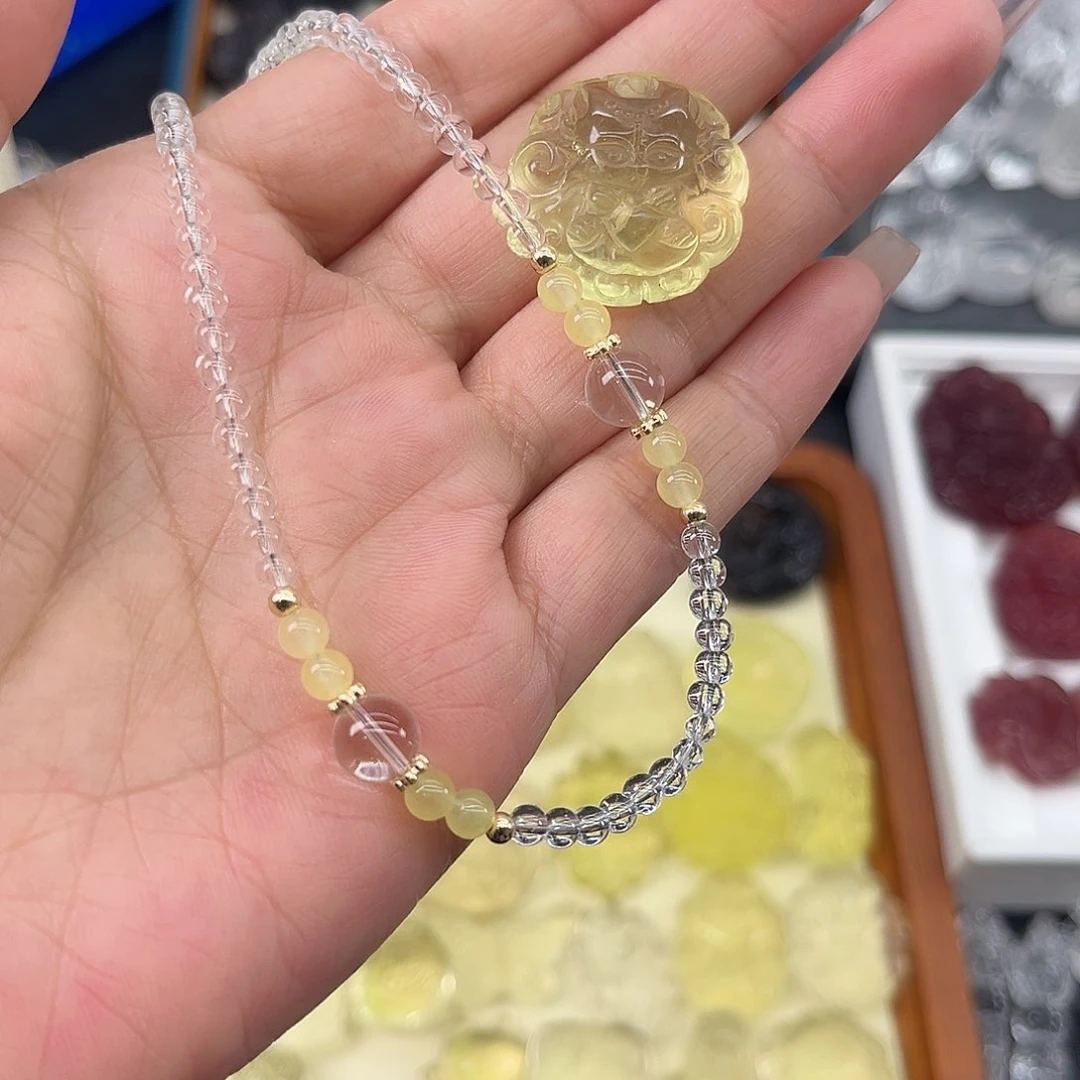 水晶珠宝半成品未镶嵌登*青42