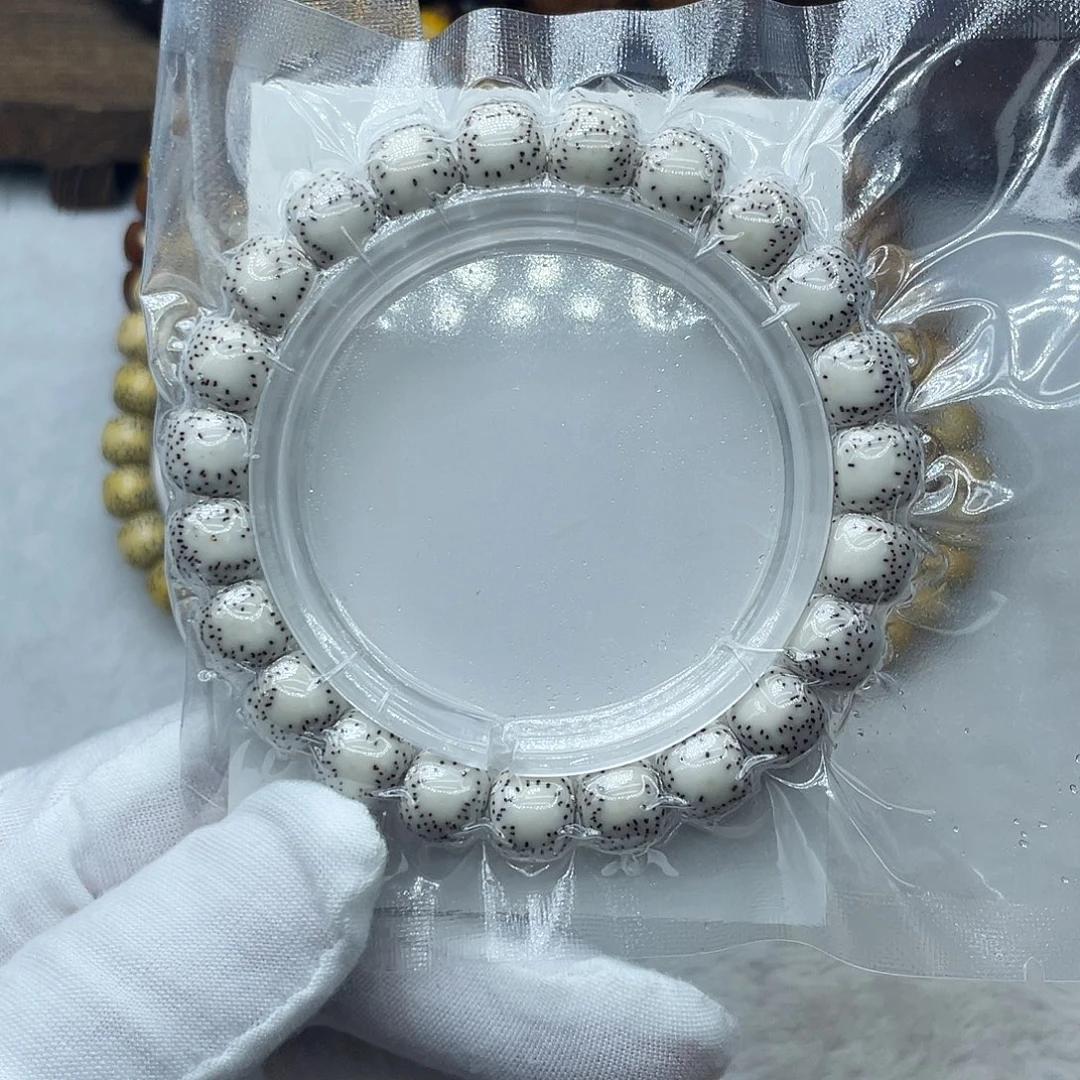 星月菩提手串原生态10✖️9侧留白针尖星