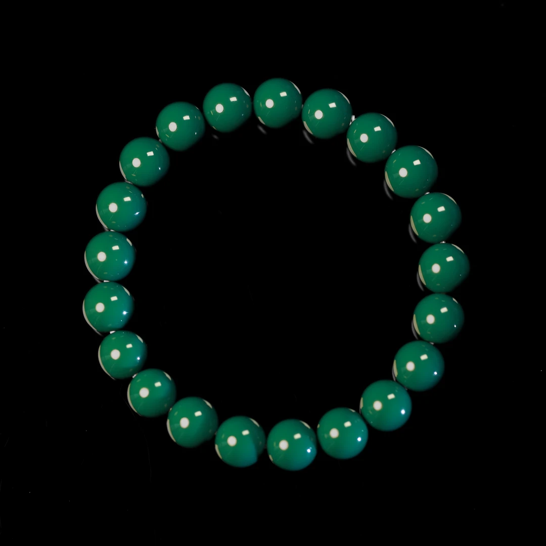 【大吉出品】YY专属-手链地狱色圆珠手串男女款文玩单圈手链