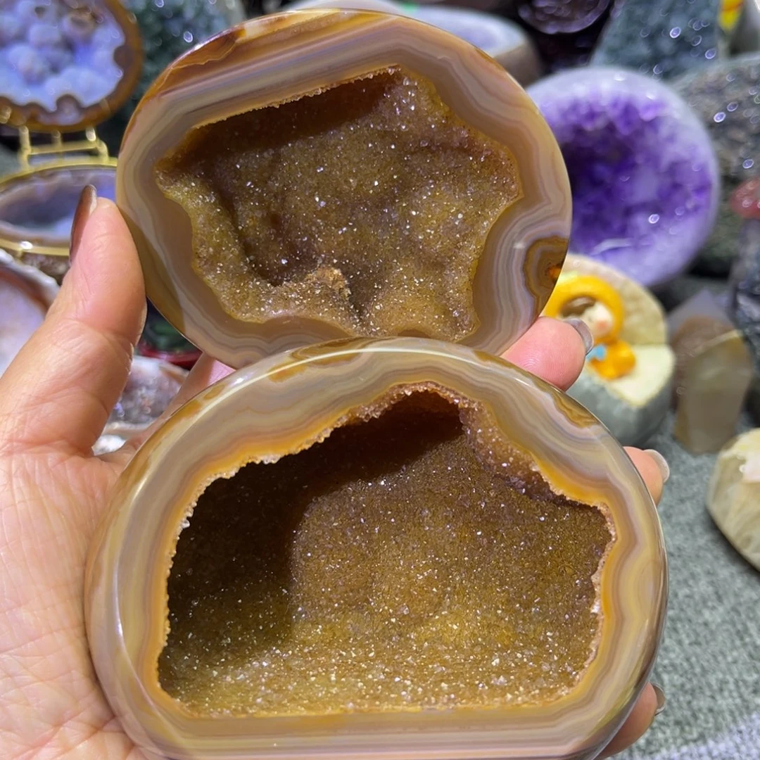摆件紫晶未镶嵌水晶