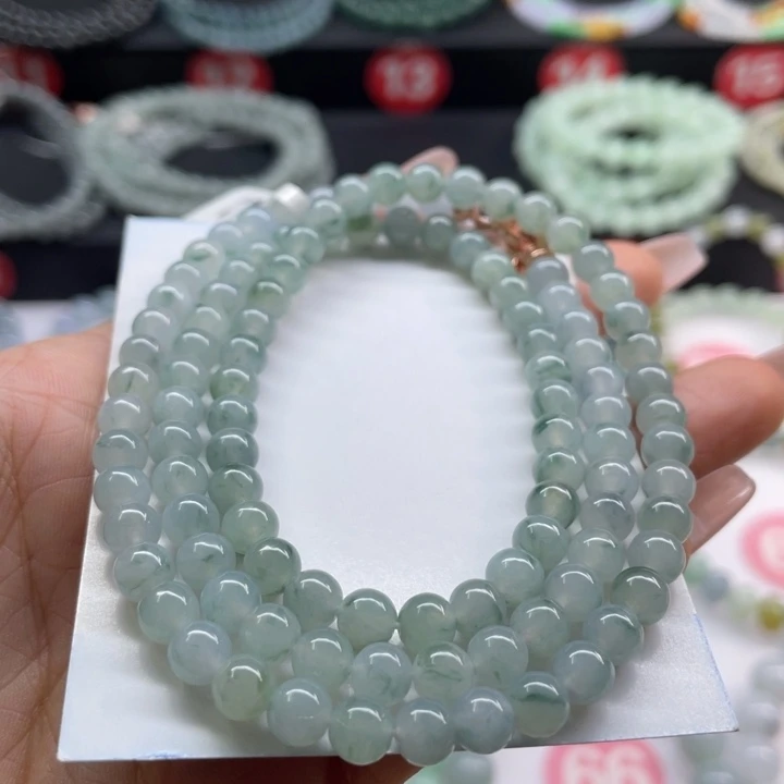 未镶嵌手链翡翠鸿**头卡5.9
