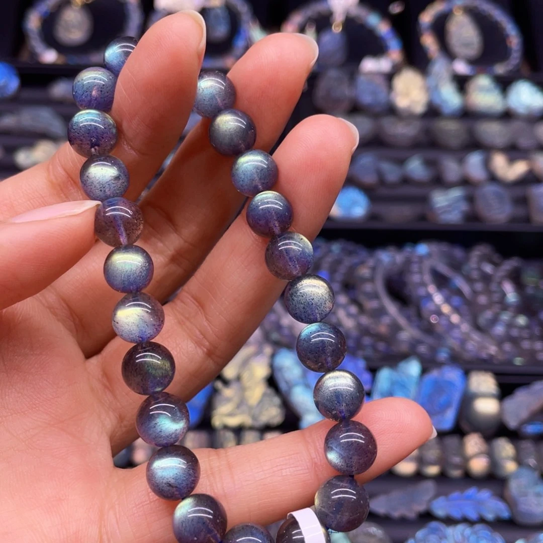 未镶嵌手串长石8.4左右