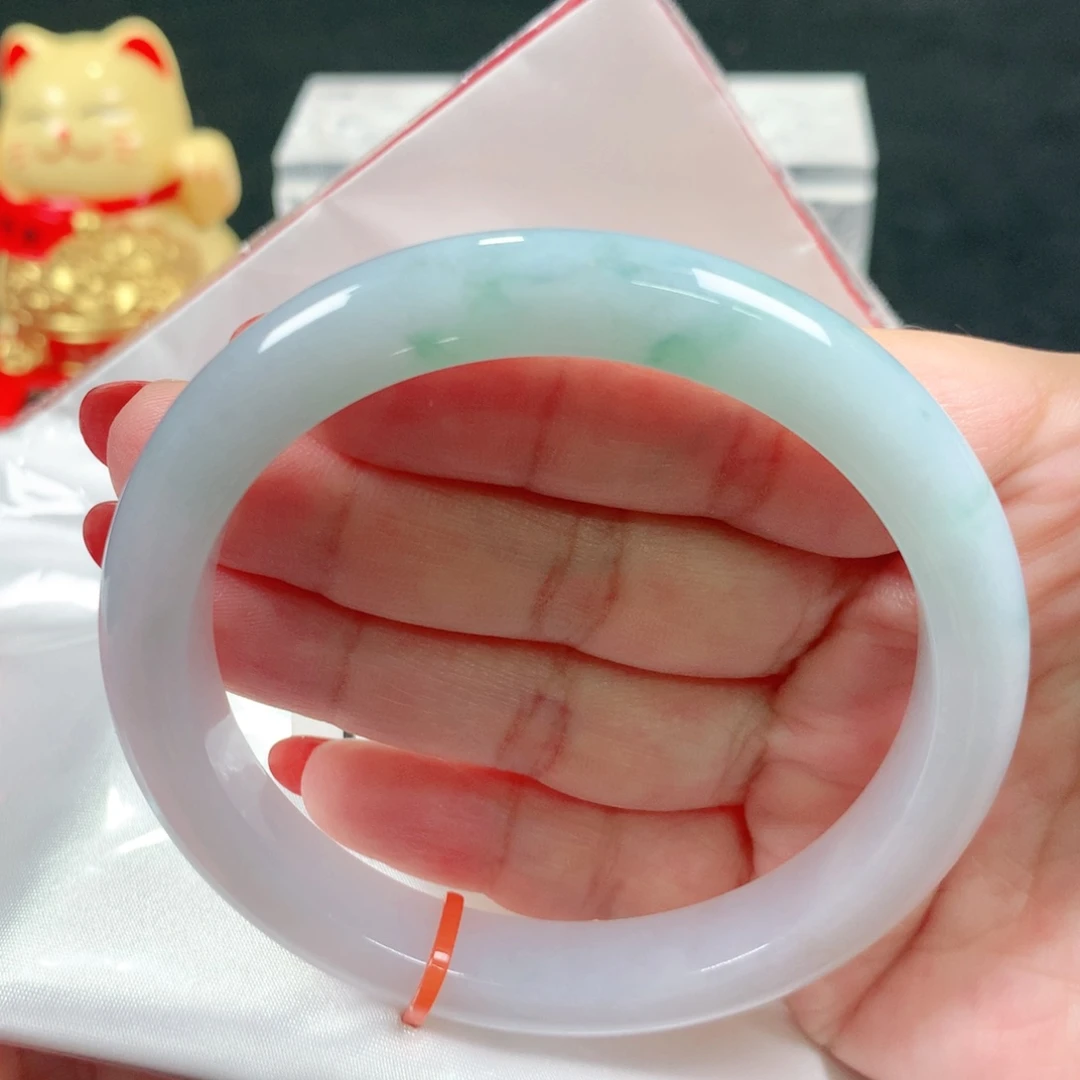 未镶嵌手镯翡翠编号0022 正圈58➕