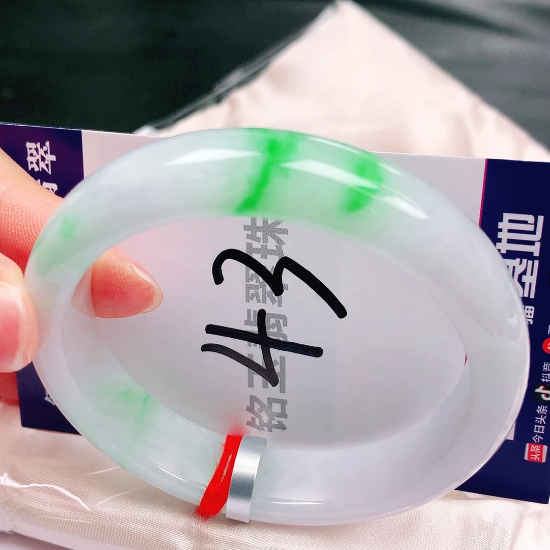 翡翠未镶嵌手镯缅甸天然a货翡翠手镯