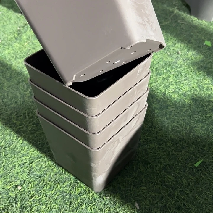 14外径14高5个方盆咖色