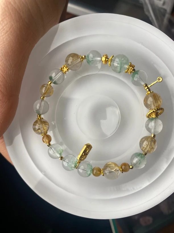 翠翠幽灵水晶手串
