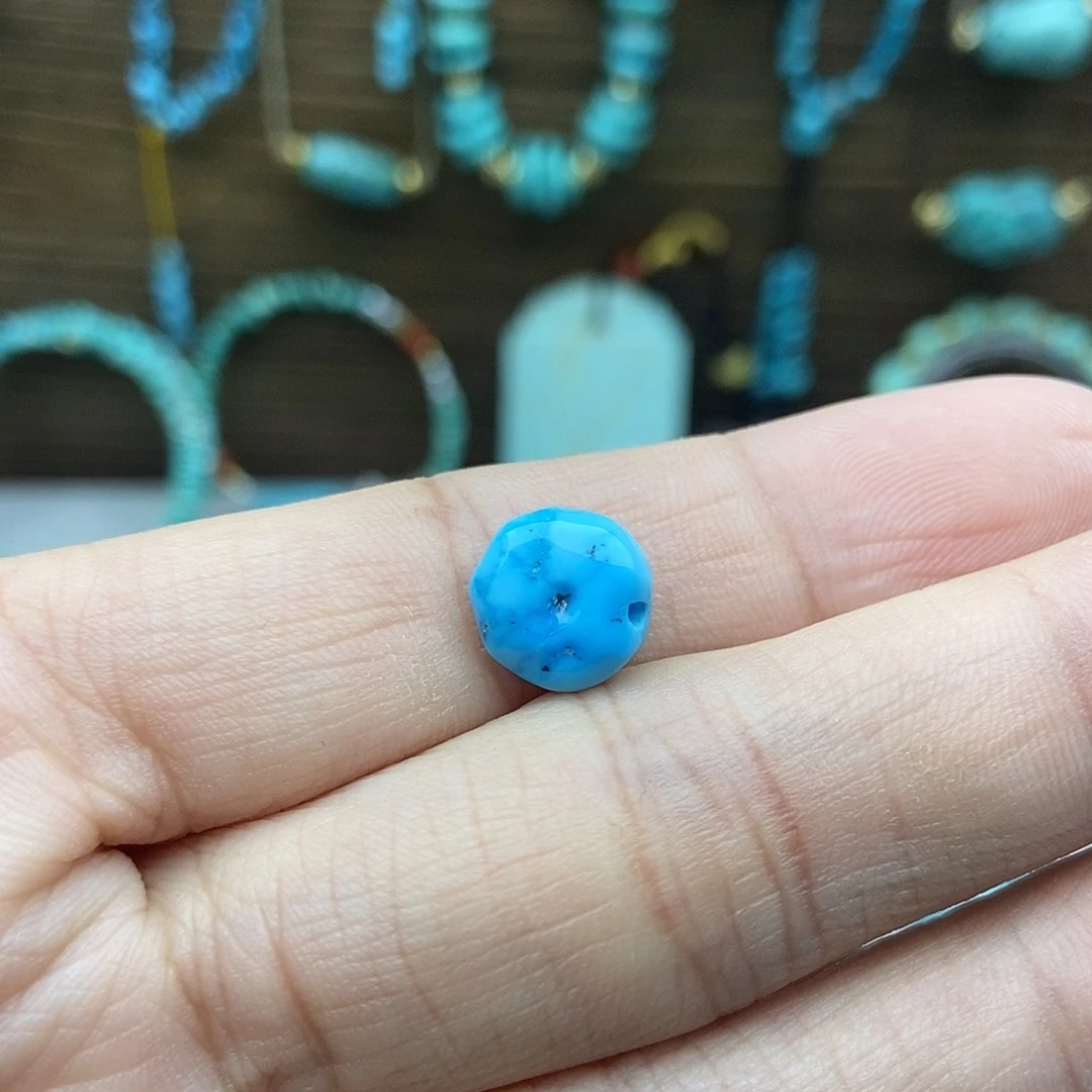 氦***闪绿松石未镶嵌随行