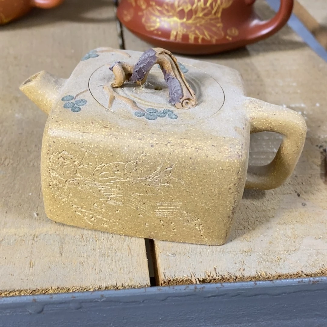 茶壶紫泥原矿手工123