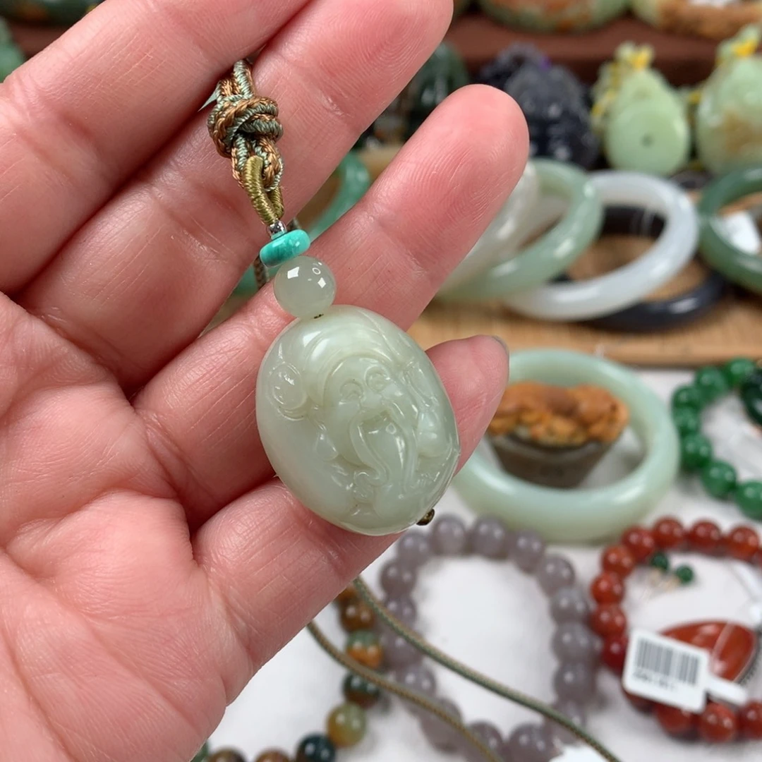 和田玉颈饰未镶嵌