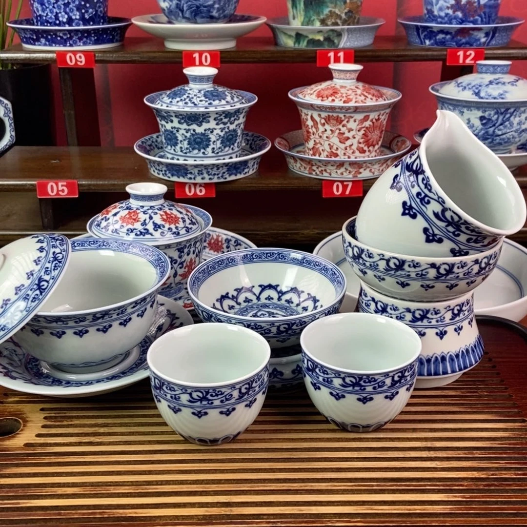 @***旗七件套套装景德镇