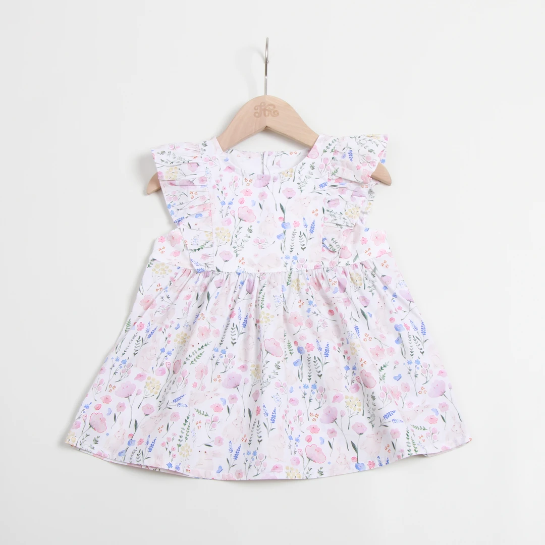 儿童夏款纯棉上衣裙连衣裙薄款碎花裙时尚小裙子女童夏季童装269