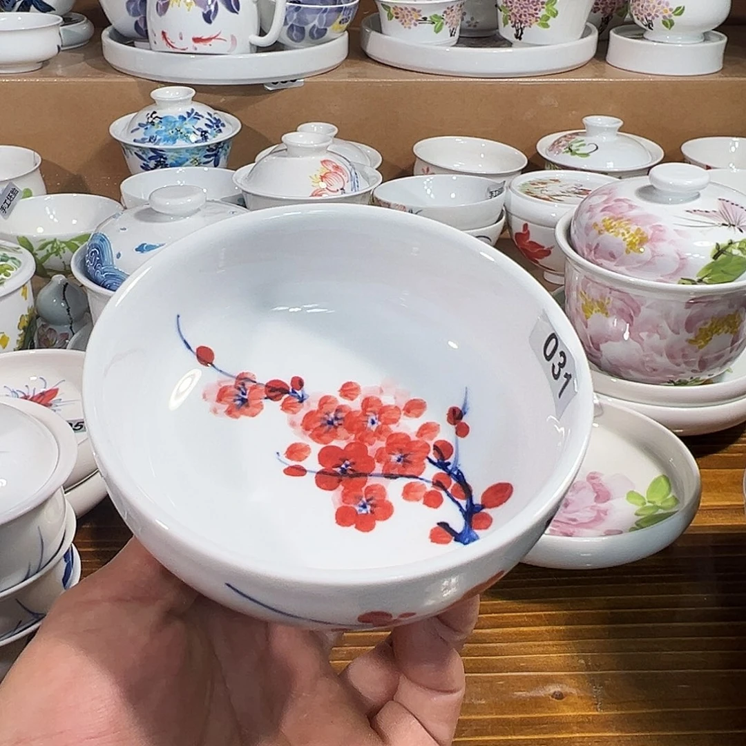 陶瓷景德镇手绘陶瓷5寸碗