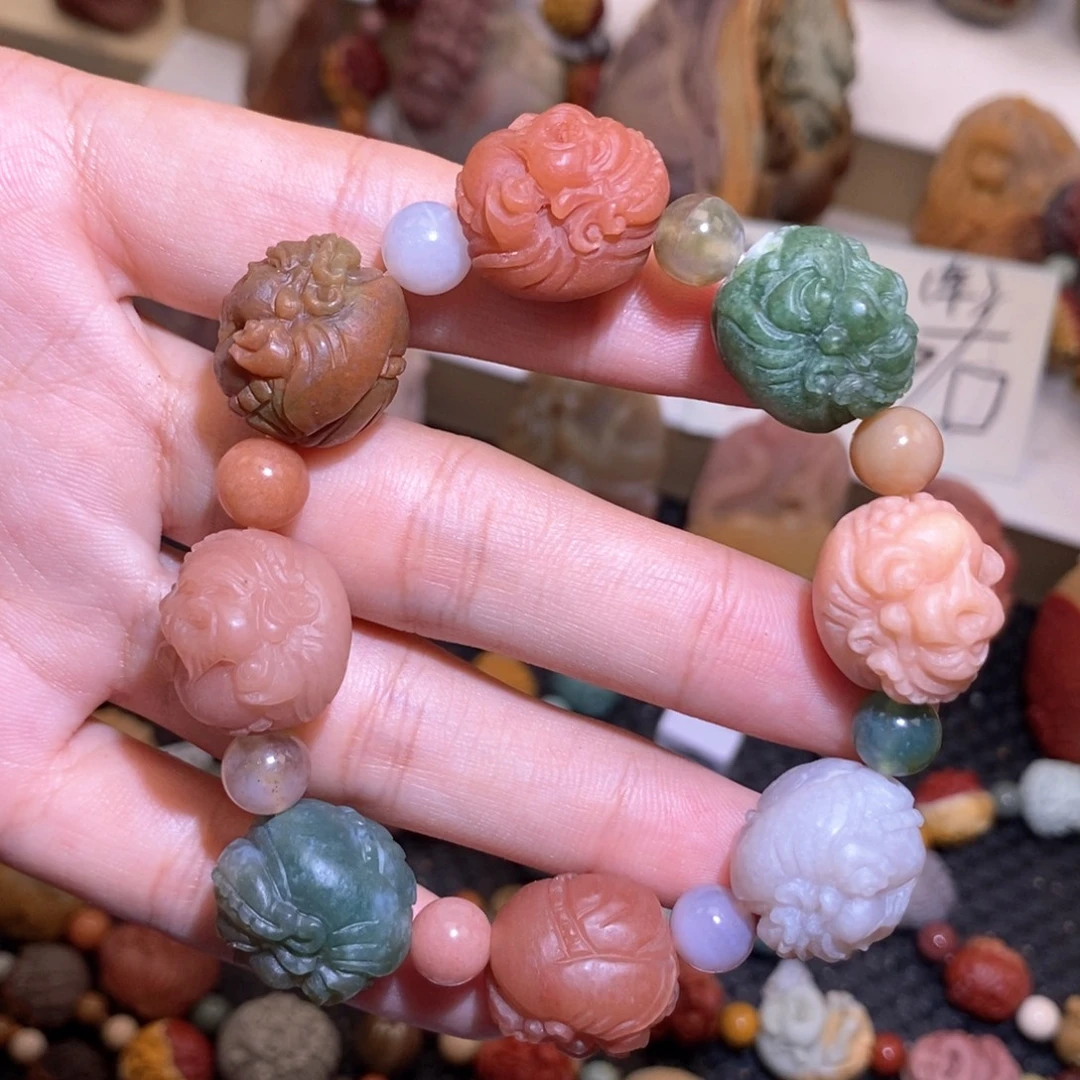 石英质玉（阿拉善玉）未镶嵌手链