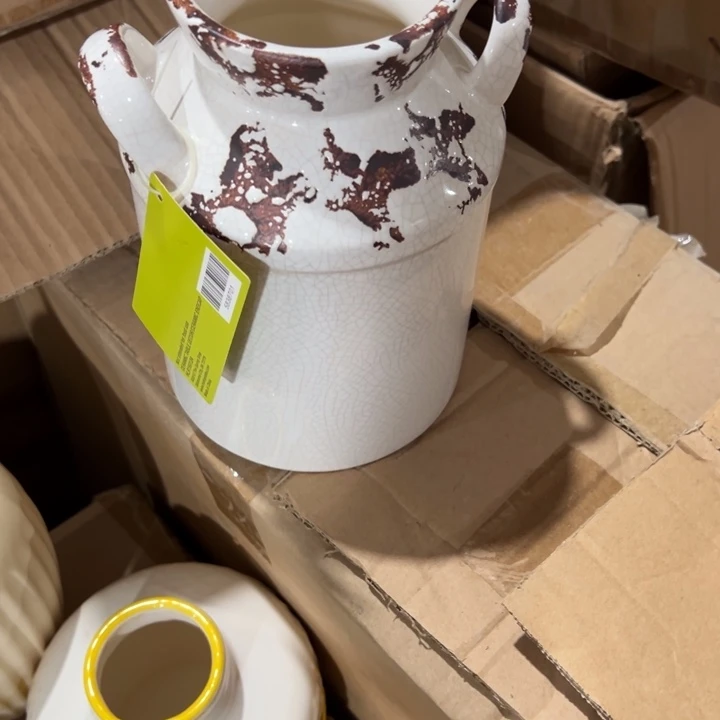 瓷花瓶摆件外贸出口（微瑕）