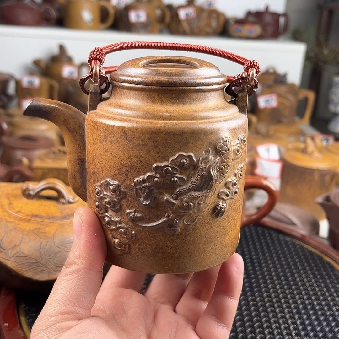 紫泥茶壶宜兴紫砂