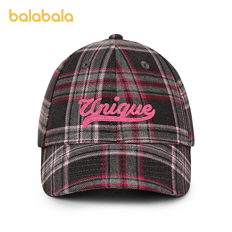 【商场同款】巴拉巴拉儿童帽子男女童棒球帽舒适遮阳刺绣时尚休闲