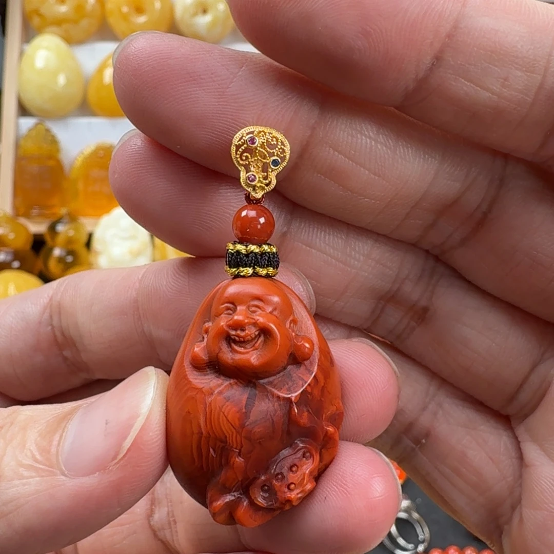 南红玛瑙未镶嵌颈饰南红