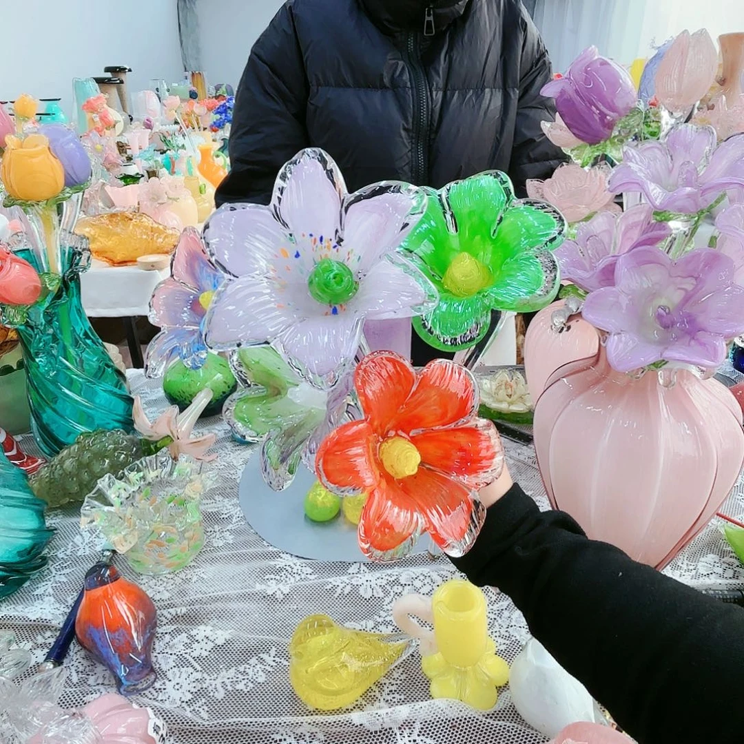 福利不退不换琉璃花瓶艺术品