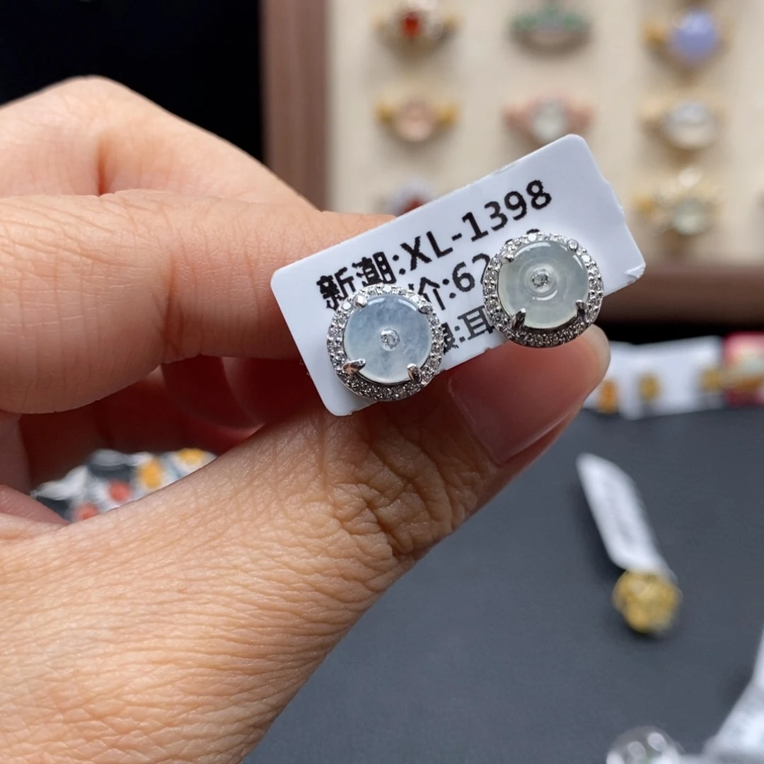 翡翠银S925镶嵌戒指