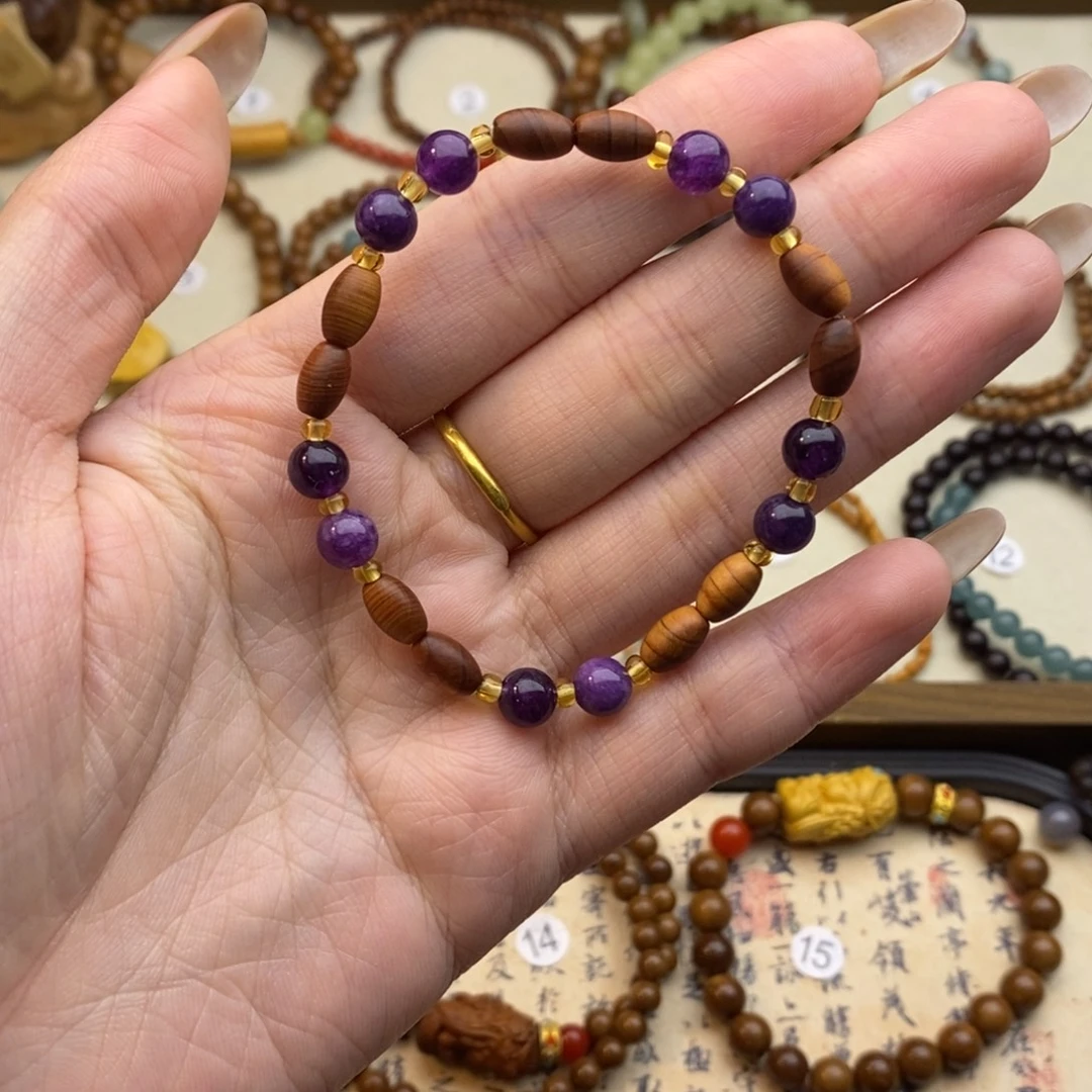 手串未镶嵌柏木小米珠