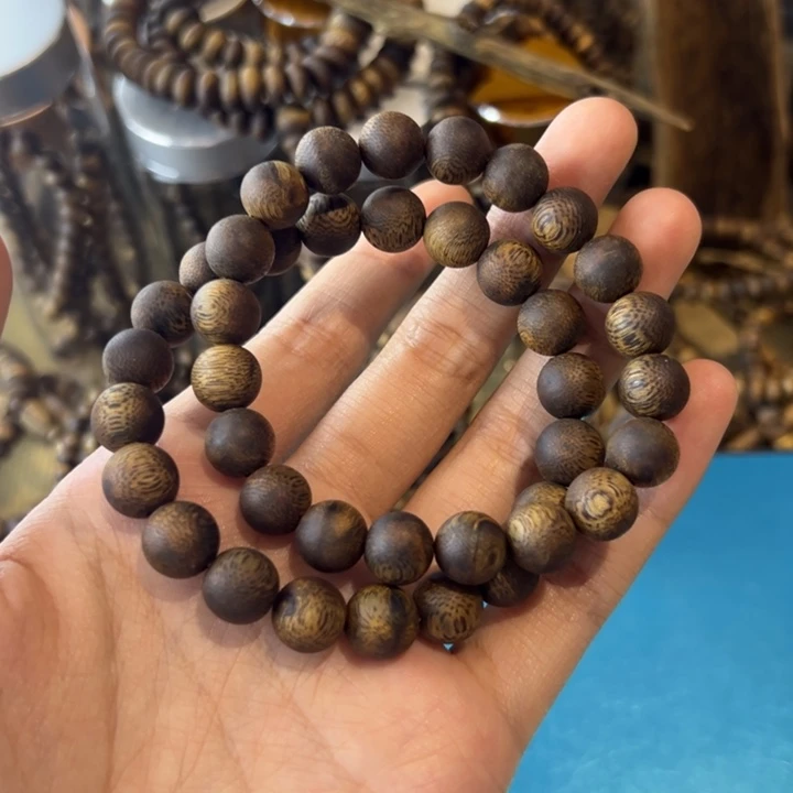 沉香碎屑沉香1.0圆珠8克➕