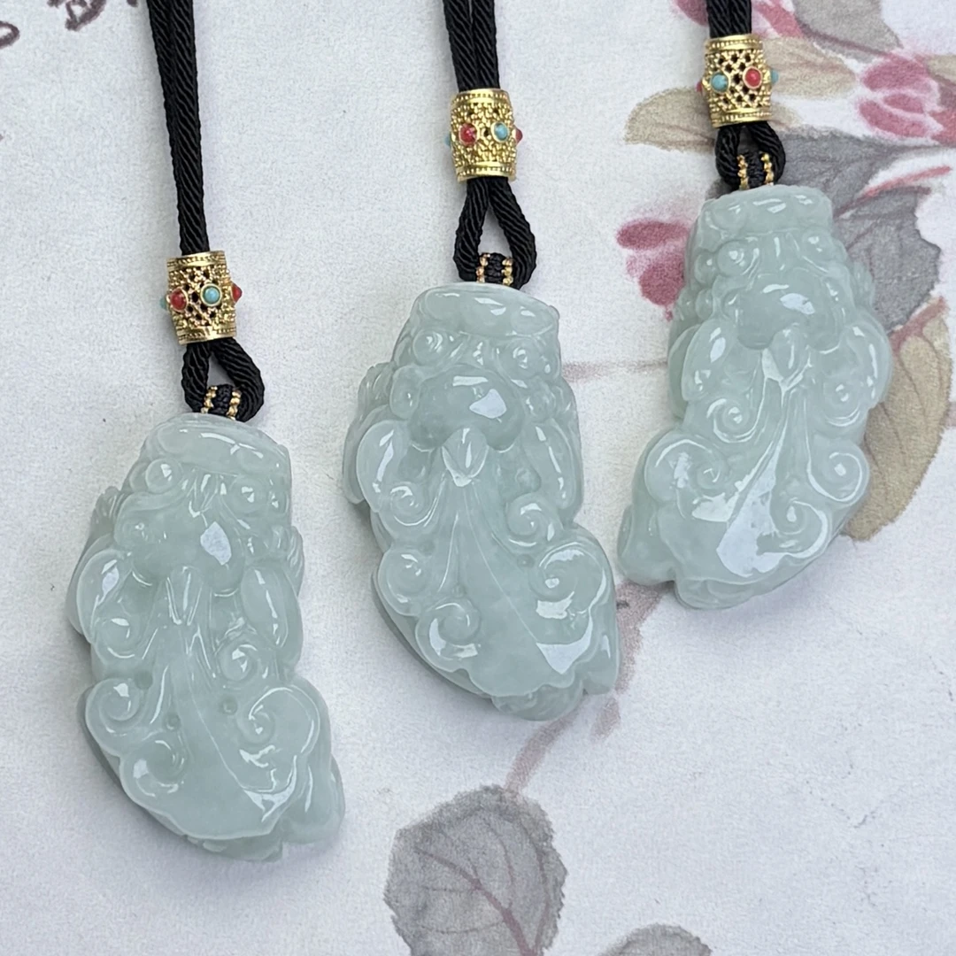 274346/天然缅甸翡翠A货貔貅吊坠  多样性一件发